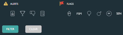 Filters (alerts and flags)